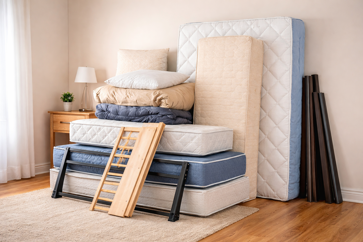Mattress, box spring, and bed frame removal service in Indianapolis